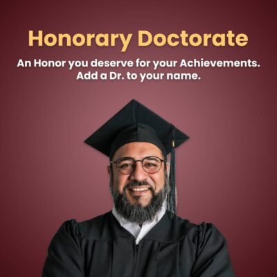 Honorary Doctorate - Biography